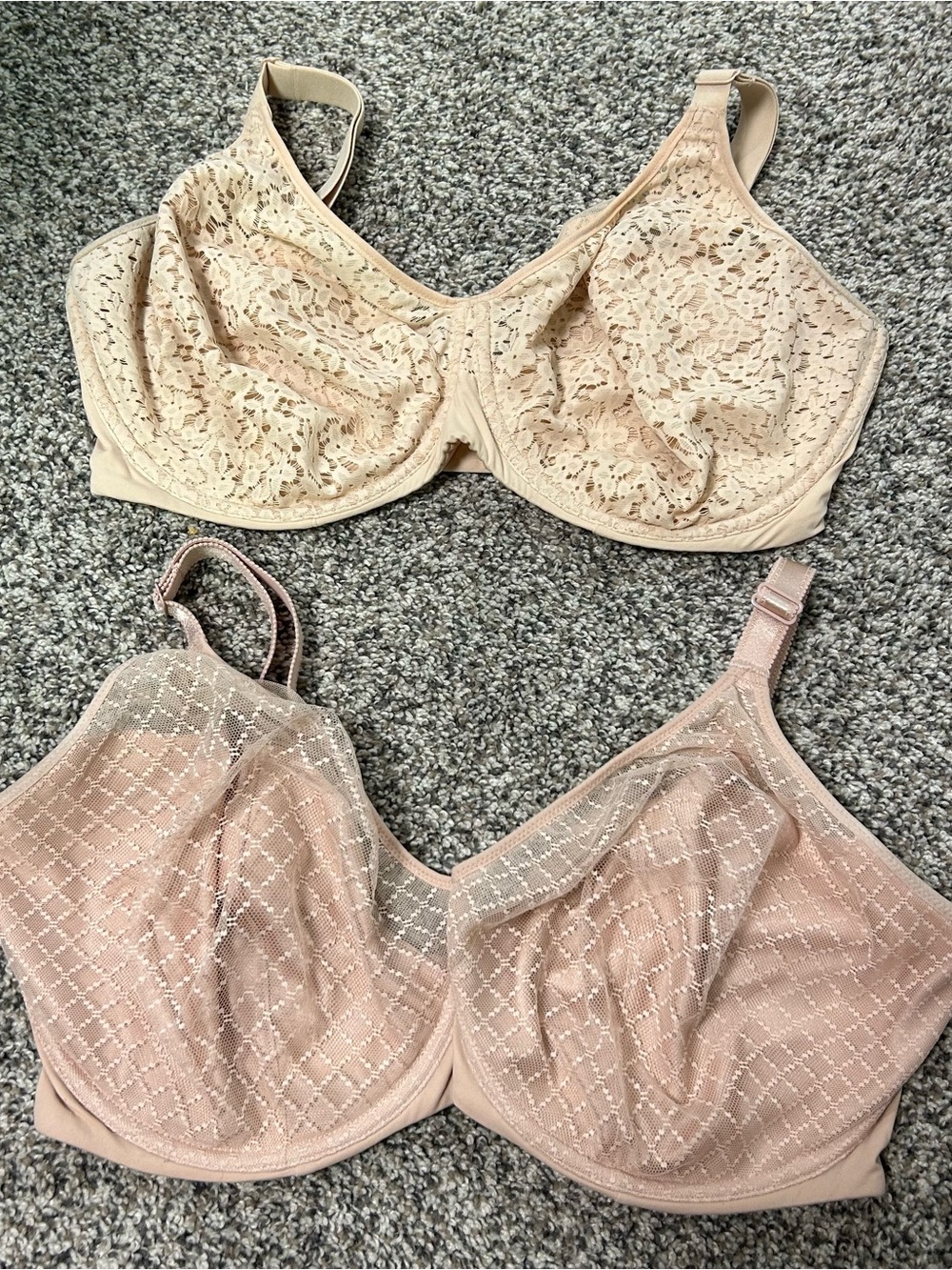 Chantelle Group Seamless Comfort Full Coverage Bra 36H nude blush Lot Of 2